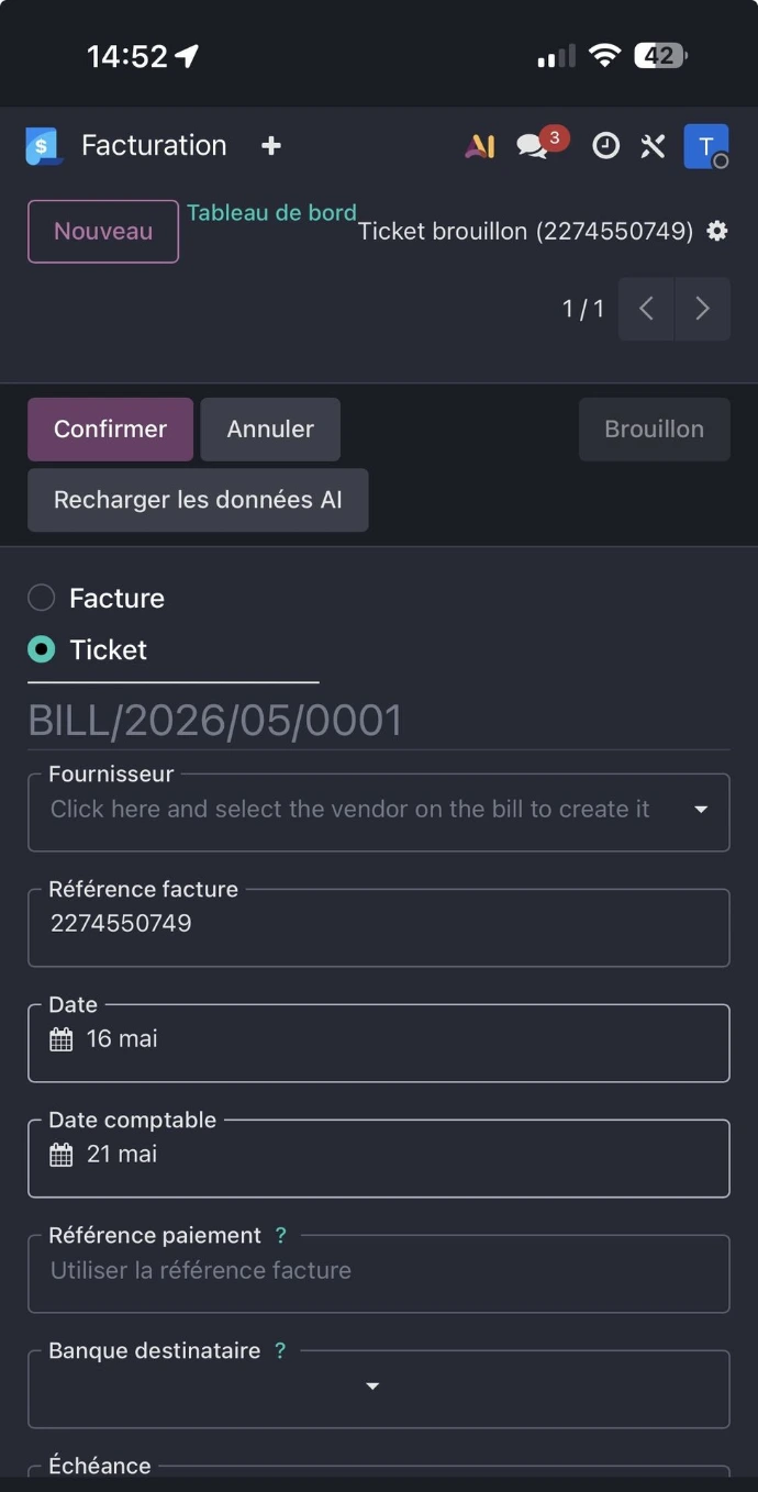 odoo journal achat scan ticket caisse odoo journal achat scan ticket caisse